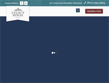 Tablet Screenshot of legacybountiful.com